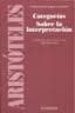 CATEGORIAS ; SOBRE LA INTERPRETACION de ARISTOTELES 
