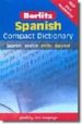 BERLITZ SPANISH COMPACT DICTIONARY (PORTADA VINILO) di VV.AA. 