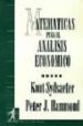 MATEMATICAS PARA EL ANALISIS ECONOMICO de SYDSAETER, KNUT  HAMMOND, PETER J. 