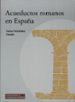 ACUEDUCTOS ROMANOS EN ESPAA (2 ED) de FERNANDEZ CASADO, CARLOS 