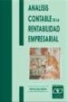 ANALISIS CONTABLE DE LA RENTABILIDAD EMPRESARIAL de ESTEO SANCHEZ, FRANCISCO 