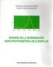 ERRORES EN LA DETERMINACION ESPECTROFOMETRICA DE CLOROFILAS de GARCIA TORRES, ANTONIO-LINO 