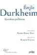 ESCRITOS POLITICOS de DURKHEIM, EMILE 