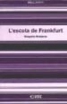 ESCOLA DE FRANKFURT (VULL SABER) de BOLADERAS, MARGARITA 