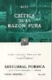 CRITICA DE LA RAZON PURA (13 ED) di KANT, IMMANUEL 