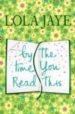BY THE TIME YOU READ THIS di JAYE, LOLA 