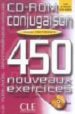 CONJUGAISON 450 EXERCICES, INTERMEDIAIRE (CD) di VV.AA. 