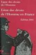 L ETAT DES DROITS DE L HOMME EN FRANCE (ED 2004) di VV.AA. 