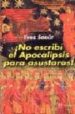 ¡NO ESCRIBI EL APOCALIPSIS PARA ASUSTAROS! de SAOUT, YVES 