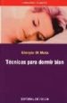 TECNICAS PARA DORMIR BIEN de DI MOLA, GIORGIO 