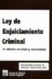 LEY DE ENJUICIAMIENTO CRIMINAL (9EDICION ANOTADA Y CONCORDADA) di VV.AA. 