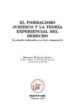EL FORMALISMO JURIDICO Y LA TEORIA EXPERIMENTAL DEL DERECHO di LLANO ALONSO, FERNANDO H. 