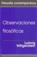 OBSERVACIONES FILOSOFICAS de WITTGENSTEIN, LUDWIG 