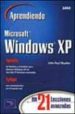 APRENDIENDO MICROSOFT WINDOWS XP EN 21 LECCIONES AVANZADAS di MUELLER, JOHN PAUL 