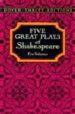 FIVE GREAT PLAYS OF SHAKESPEARE (5 VOLS.) de SHAKESPEARE, WILLIAM 