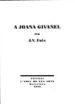 A JOANA GIVANEL de FOIX, J.V. 