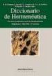 DICCIONARIO DE HERMENEUTICA:_UNA OBRA INTERDISCIPLINAR PARA LAS C IENCIAS HUMANAS di VV.AA. 
