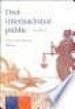 DRET INTERNACIONAL PUBLIC de BELTRAN GARCIA, SUSANA 
