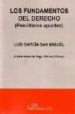 LOS FUNDAMENTOS DEL DERECHO (PENULTIMOS APUNTES) de GARCIA SAN MIGUEL, LUIS 
