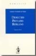 DERECHO PRIVADO ROMANO (2 ED.) de FERNANDEZ DE BUJAN, ANTONIO 