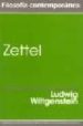 ZETTEL de WITTGENSTEIN, LUDWIG 