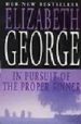 IN PURSUIT OF THE PROPER SINNER de GEORGE, ELIZABETH 