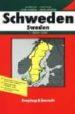 SCHWEDEN = SWEDEN = SUEDE = SVEZIA = SVERIGE = RUOTSI (1:800000) di VV.AA. 