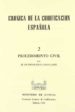 CRONICA DE LA CODIFICACION ESPAOLA II di LASSO GAITE, JUAN FRANCISCO 