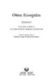 OBRAS ESCOGIDAS (T. I): CONCEPTO Y NUMERO di SANCHEZ-MAZAS, MIGUEL 