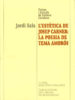 L'ESTETICA DE JOSEP CARNER, LA POESIA DE TEMA AMOROS de SALA, JORDI 