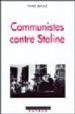 COMMUNISTES CONTRE STALINE de BROUE, PIERRE 