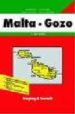 MALTA Y GOZO, MAPA DE CARRETERAS (1:30000) (FREYTAG & BERNDT) di VV.AA. 