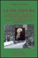LA DICTADURA: DESDE LOS COMIENZOS DEL PENSAMIENTO MODERNO DE LA S OBERANIA HASTA LA LUCHA DE CLASES PROLETARIA de SCHMITT, CARL 