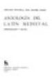 ANTOLOGIA DEL LATIN MEDIEVAL de FONTAN, ANTONIO 