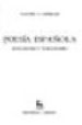 NEOCLASICISMO Y ROMANTICIAMO (T.1): POESIA ESPAÑOLA de DOBRIAN, WALTER A. 