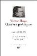OEUVRES POETIQUES: 1, AVANT L'EXIL de HUGO, VICTOR 