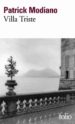 VILLA TRISTE de MODIANO, PATRICK 