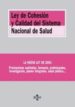 LEY DE COHESION Y CALIDAD DEL SISTEMA NACIONAL DE SALUD di VV.AA. 