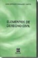 ELEMENTOS DE DERECHO CIVIL de FERNANDEZ CAMPOS, JUAN ANTONIO 