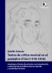 TEXTOS DE CRITICA MUSICAL EN EL PERIODICO EL SOL (1918-1936) di SALAZAR, ADOLFO 