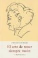 EL ARTE DE TENER SIEMPRE RAZON de SHOPENHAUER, ARTHUR 