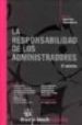 LA RESPONSABILIDAD DE LOS ADMINISTRADORES (2 ED.) de ROJO, ANGEL 