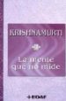 LA MENTE QUE NO MIDE de KRISHNAMURTI, JIDDU 