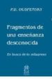 PSICOLOGIA DE LA POSIBLE EVOLUCION DEL HOMBRE de OUSPENSKY, P.D. 
