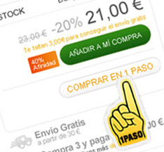 Ya puedes comprar tu libro en un solo paso sin tener que rellenar ningún formulario.