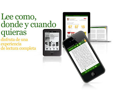 Lee como, donde y cuando quieras. Disfruta de una experiencia de lectura completa