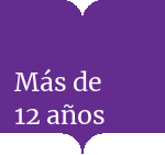 Más de 12 años