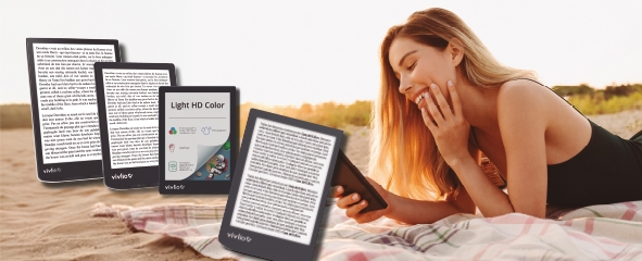 Chica leyendo en eReader