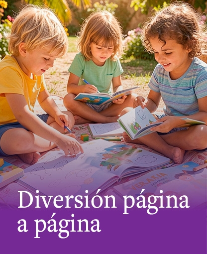 niños leyendo sentados