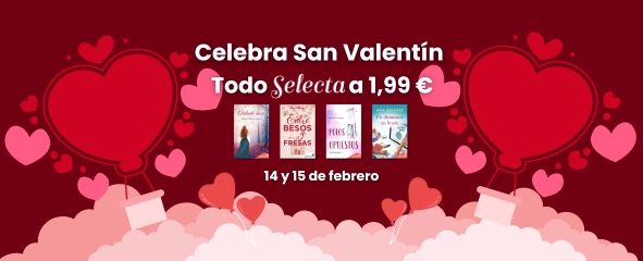 portadas de 4 libros con dos globos de corazones